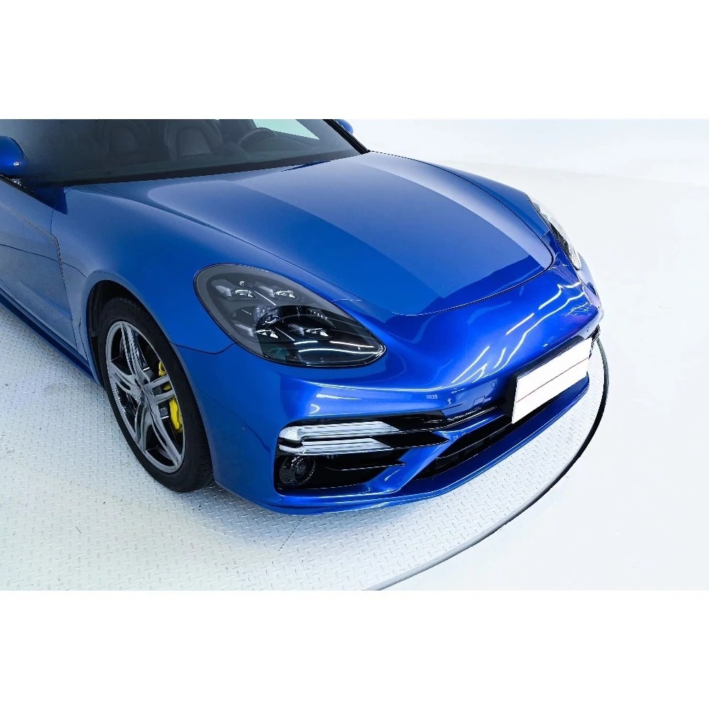 New  Front Bumper Assembly for 2017-2021 for for Turbo S Models Bolt-On Retrofit/Upgrade Park Assist Sensor Cut-Outs